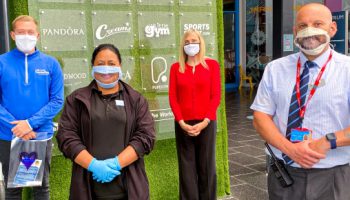 The Atrium and Camberley BID shows their support for clear face coverings to help the deaf community